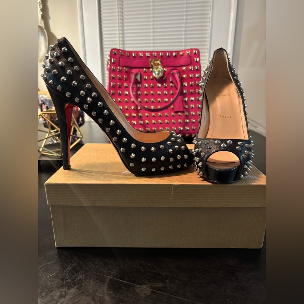 Christian Louboutin studded Very Prive